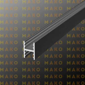 Профиль разделительный MS410А Графит браш (A49)